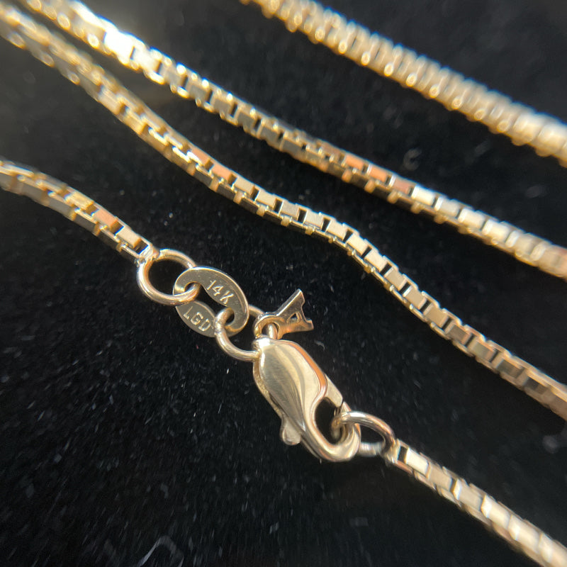 ARTAUM 1.2mm幅 55cm Boxチェーン ネックレス