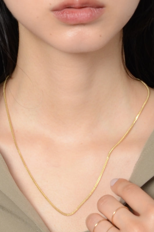 ARTAUM 1.6mm幅 中空 Franco チェーン ネックレス 45cm