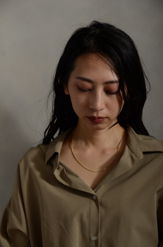 ARTAUM 1.6mm幅 中空 Franco チェーン ネックレス 45cm