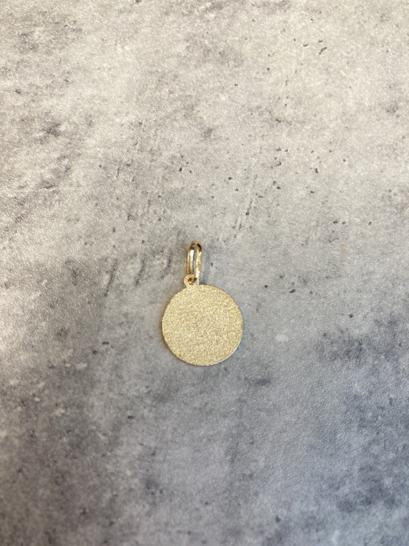 14K エンジェル コイン ペンダントトップ PT2263 ネックレスチャーム ゴールド イエローゴールド シンプル お守り 幸運 レディース メンズ ユニセックス ギフト ARTAUM 輸入セレクト