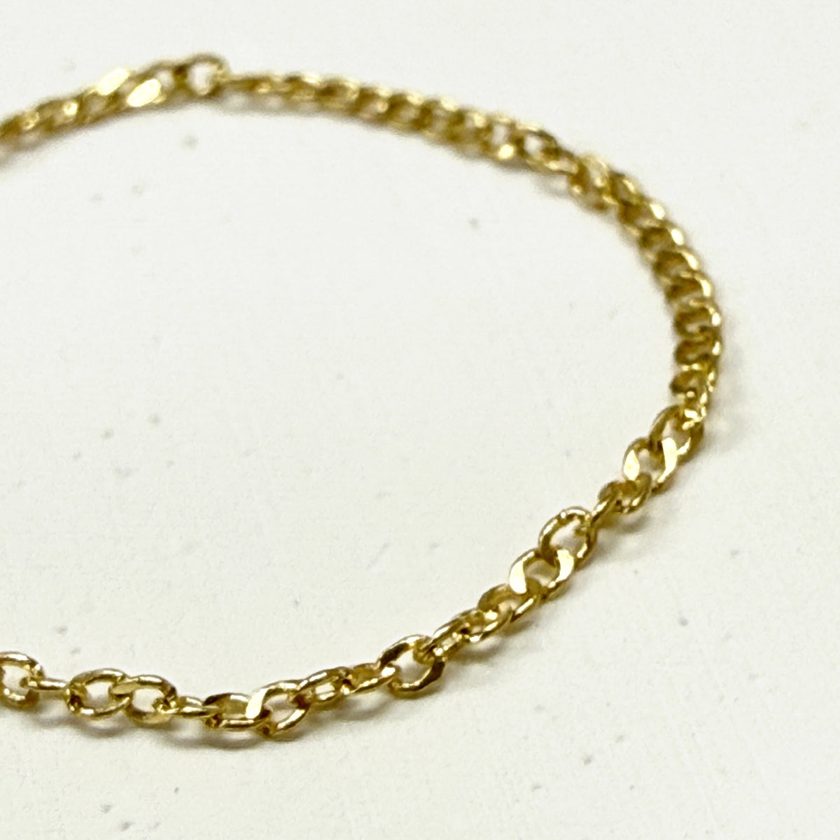 ARTAUM チェーンリング イタリア製 14K Chain Ring 0.2mm 3号 GBLSI020R-3
