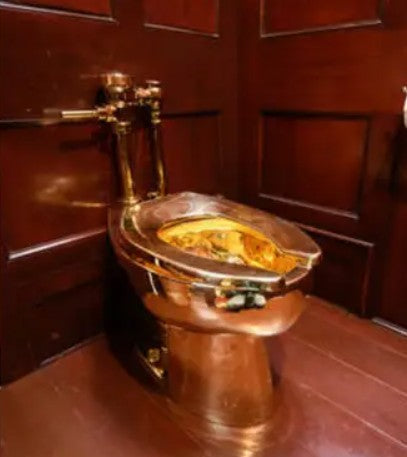 solid gold toilet