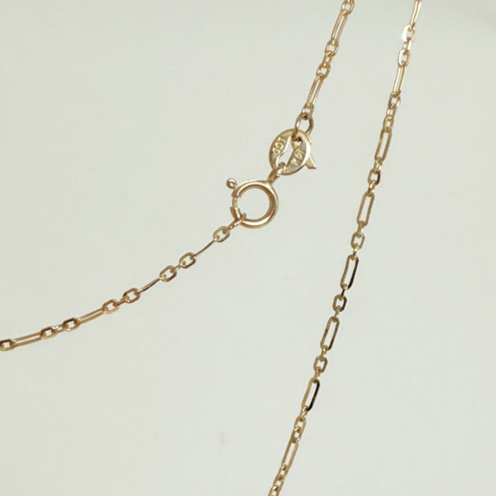 ARTAUM 直輸入14Kゴールド  ロロケーブルチェーンネックレス CH278-16 40cm レディース 華奢 本物 保証付き ギフト対応 資産価値あり シンプル