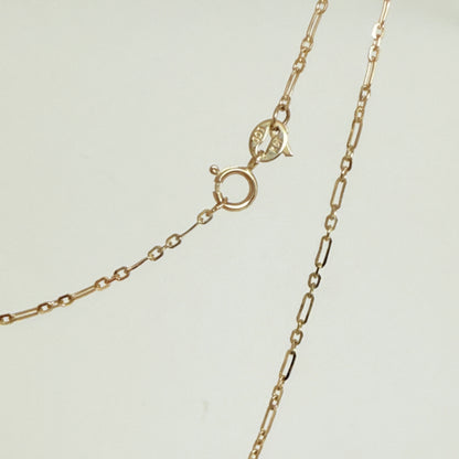 ARTAUM 直輸入14Kゴールド  ロロケーブルチェーンネックレス CH278-16 40cm レディース 華奢 本物 保証付き ギフト対応 資産価値あり シンプル
