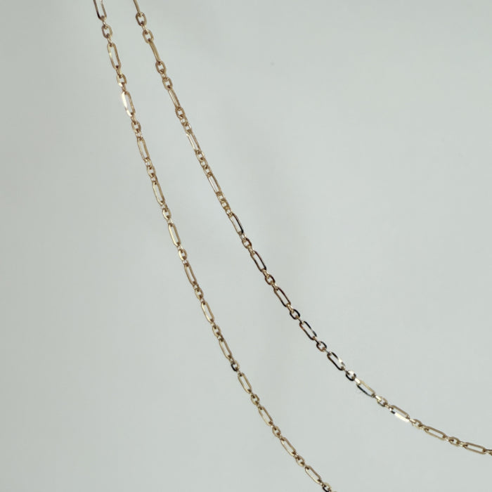 ARTAUM 直輸入14Kゴールド  ロロケーブルチェーンネックレス CH278-16 40cm レディース 華奢 本物 保証付き ギフト対応 資産価値あり シンプル