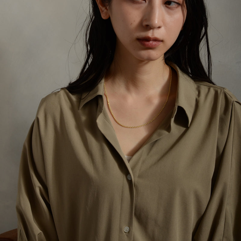 ARTAUM 14K ネックレス 中空レギュラーロープ 1.8mm幅 45cm ユニセックス｜軽やかな本物ゴールドで毎日を格上げ