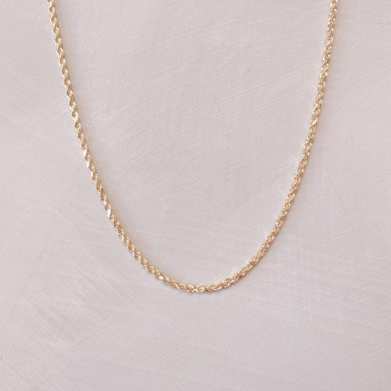 ARTAUM 14K ネックレス 中空 レギュラーロープ 1.8mm幅 55cm CH437-22 ユニセックス レディース メンズ 資産価値 生涯買取