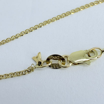 【ARTAUM公式】14K フラットオープンウィートチェーンネックレス｜本物のゴールドを毎日に
