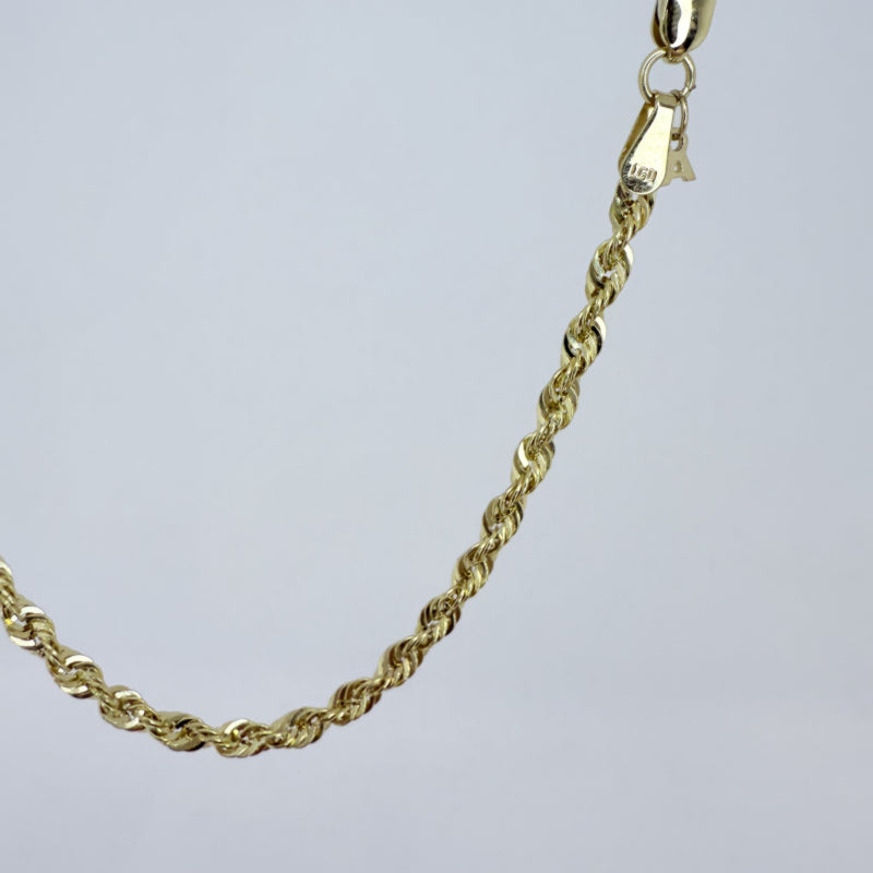 ARTAUM 14K ゴールド ネックレス Hollow Franco 1.6mm 50cm メンズ レディース ユニセックス 本物 シンプル 資産価値 保証付き CH536-20