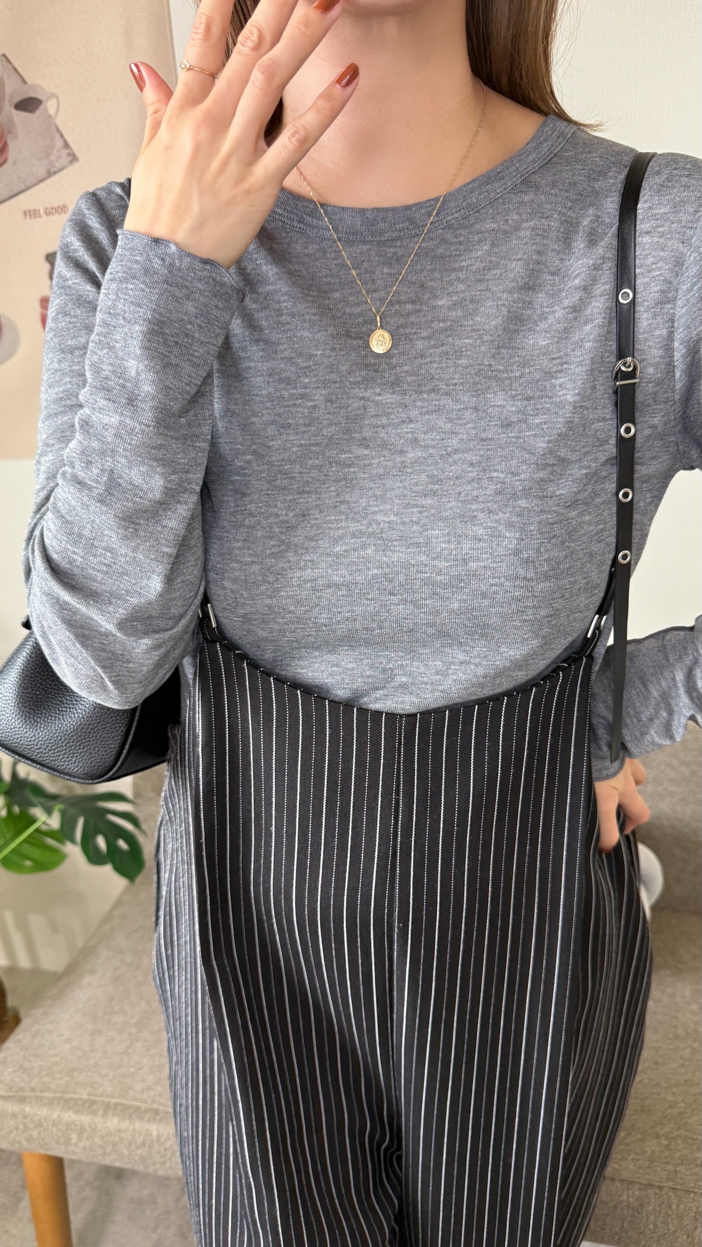 14K エンジェル コイン ペンダントトップ  PT2263 ネックレスチャーム ゴールド イエローゴールド シンプル お守り 幸運 レディース メンズ ユニセックス ギフト ARTAUM 輸入セレクト