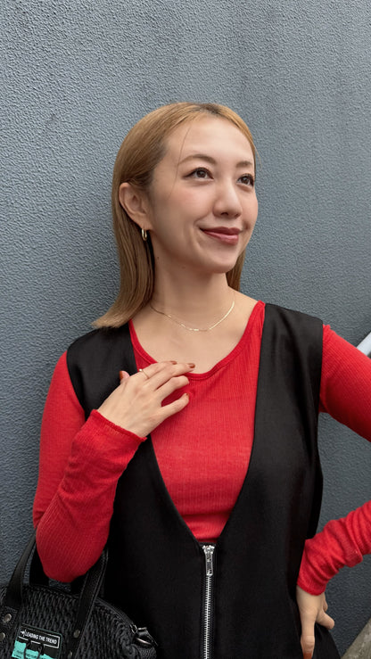 普段着に合うジュエリー 直輸入14Kゴールド ネックレス マリナーチェーン 40cm CH271-16 レディース 14K 資産価値 シンプル 本物 保証付き 華奢 ARTAUM