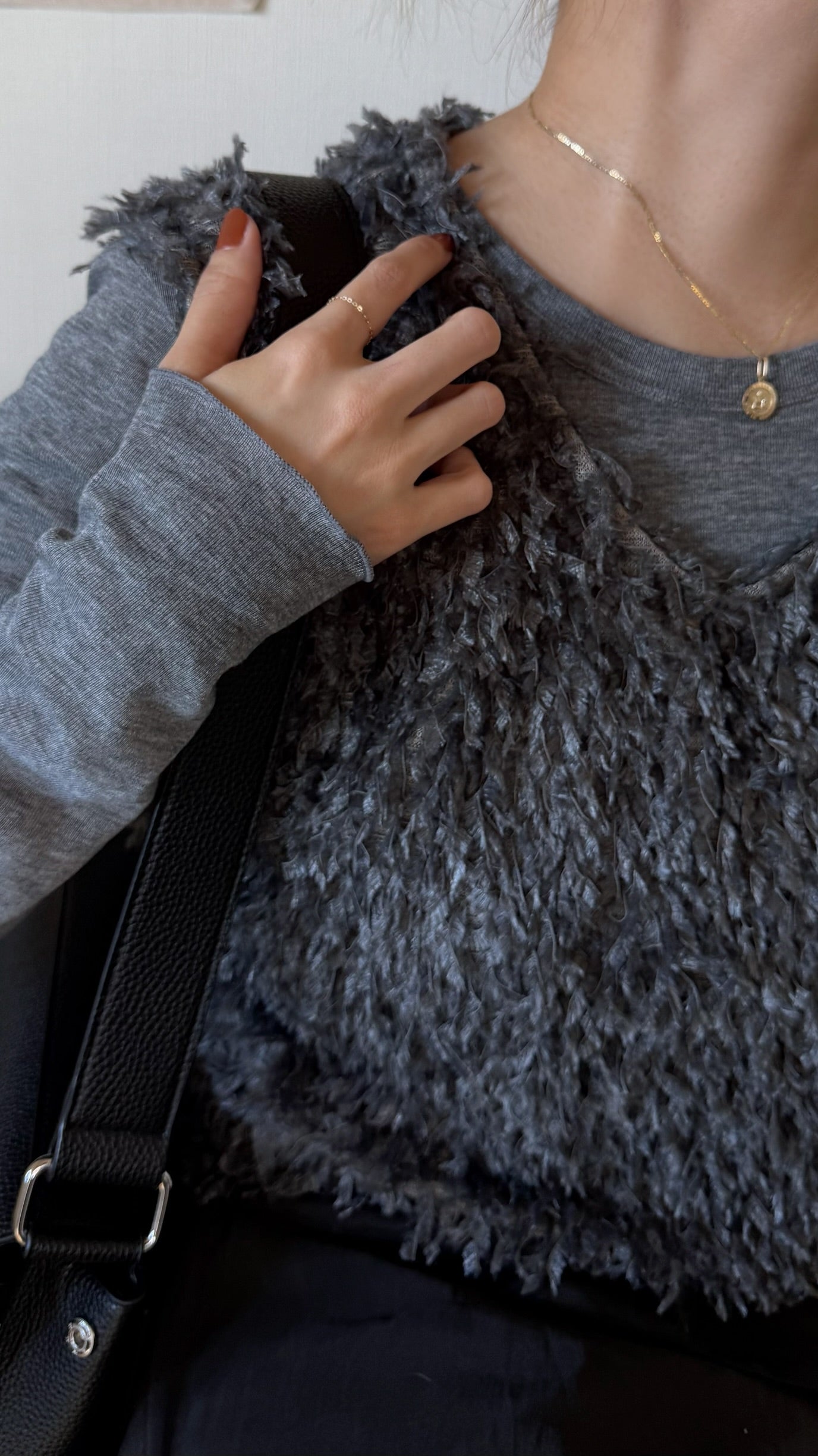 ARTAUM チェーンリング レディース 14K Chain Ring Flat Cable Chain 9.5~10号 NE017-10