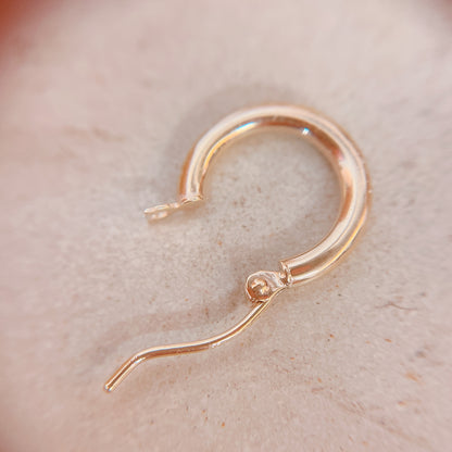14K 線径2.0mm フープピアス
