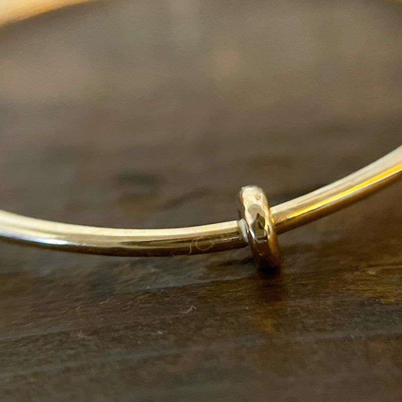 ARTAUM 14K 14金 レディース メンズ ゴールド リング RingRing 25号 NE010-25 極細 華奢 シンプル ペアリング つけっぱなし プレゼント