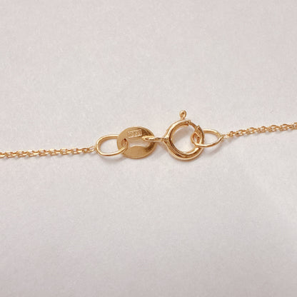 LA直輸入 10K カリフォルニアゴールド ロロチェーン ネックレス 0.6mm 40cm NE023-16 資産価値 シンプル メンズ レディース 本物 保証付き