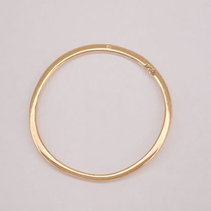 ARTAUM 14K 14金 ゴールド スキンリング Skin Ring 3号 NESR-3 華奢 シンプル 極細 つけっぱなし ペアリング メンズ レディース ピンキーリング
