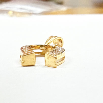 LA直輸入14K カリフォルニアゴールド 蹄 Hoof ペンダントトップ PT1634 チャーム 14金 資産価値 シンプル レディース メンズ プレゼント 本物 ラッキーシンボル お守り ペット 幸運 保証付き