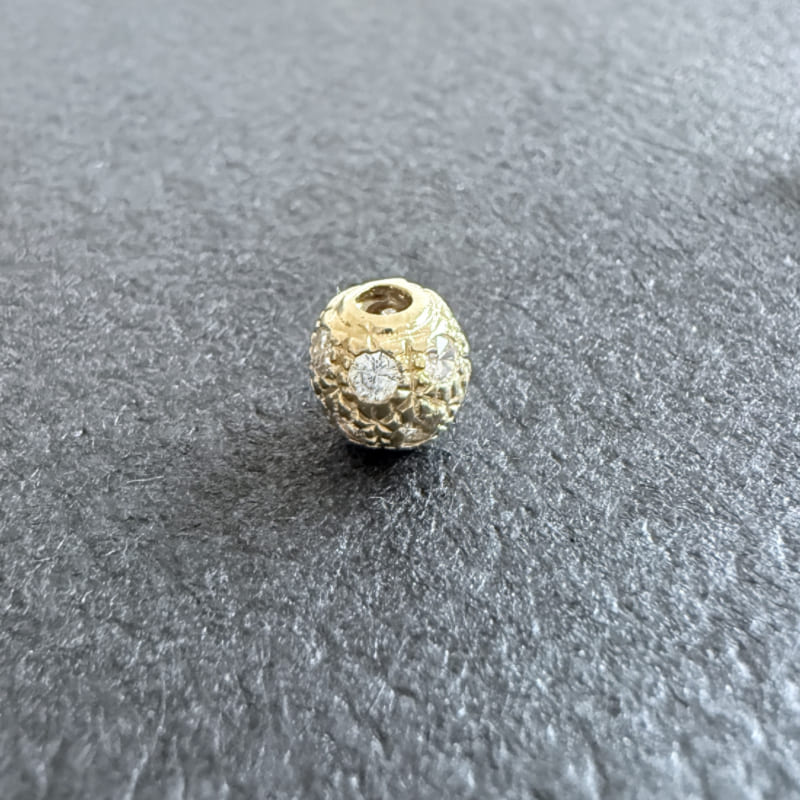 LA直輸入 14K カリフォルニアゴールド Ball Ring PT1758｜肌に寄り添う本物の輝き 資産価値＆保証付き