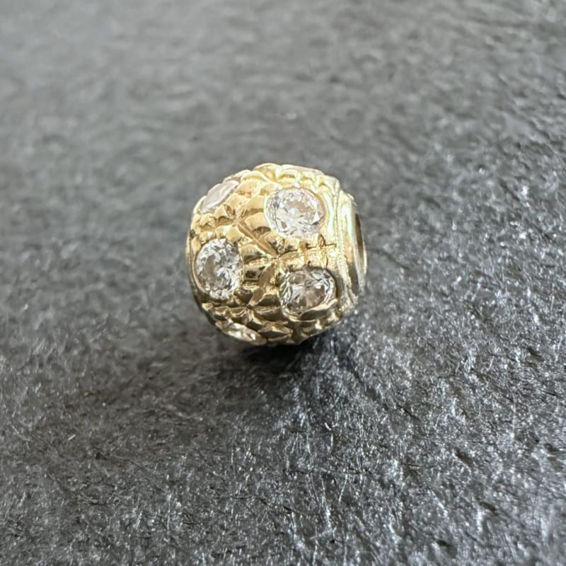 LA直輸入 14K カリフォルニアゴールド Ball Ring PT1758｜肌に寄り添う本物の輝き 資産価値＆保証付き
