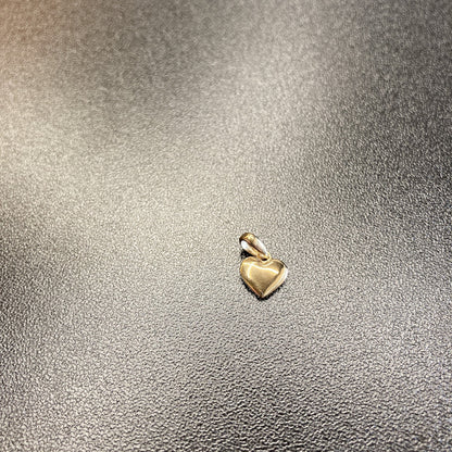 LA直輸入 14K カリフォルニアゴールド ハート ペンダントトップ シンプルで愛らしい本物の輝き レディース・メンズ兼用
