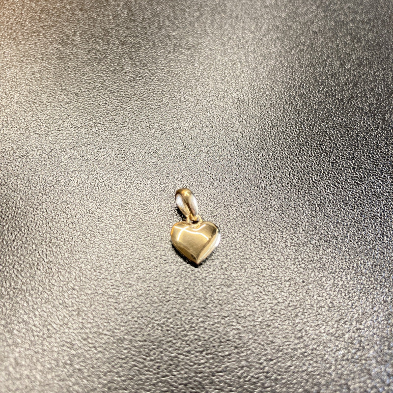 LA直輸入 14K カリフォルニアゴールド ハート ペンダントトップ シンプルで愛らしい本物の輝き レディース・メンズ兼用