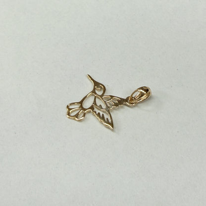 14K ハチドリ ペンダントトップ  PT2672 ネックレス チャーム ゴールド イエローゴールド シンプル お守り 幸運 レディース メンズ ユニセックス ギフト ARTAUM 輸入セレクト