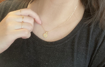 14K 聖ベネディクト ペンダントトップ チャーム