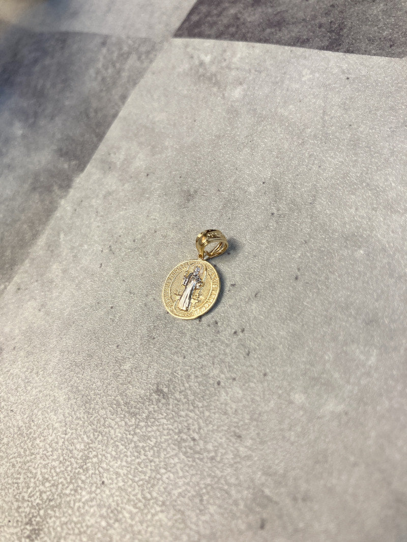 14K 聖ベネディクト ペンダントトップ チャーム