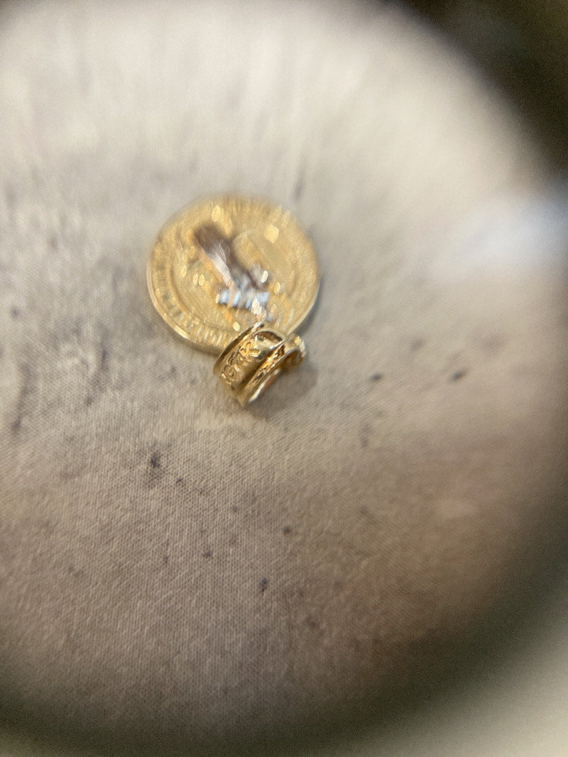 14K 聖ベネディクト ペンダントトップ チャーム