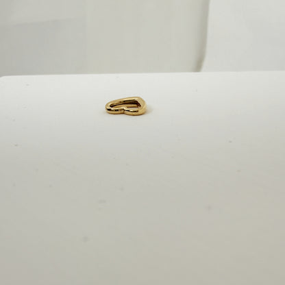 【14K 本物ゴールド】オープンハート ペンダントトップ 7.2×9mm／上品フォルムの抜け感ハート／デイリーに馴染むミニサイズ／ユニセックス／つけっぱなしOK／ギフト対応 BRF13106