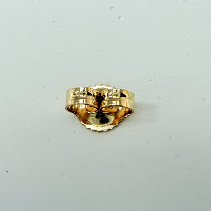 LA直輸入 14K ゴールド ピアスキャッチ 0.86-1.02mm対応 イエローゴールド Friction Push Back Earring Catch 替えキャッチ