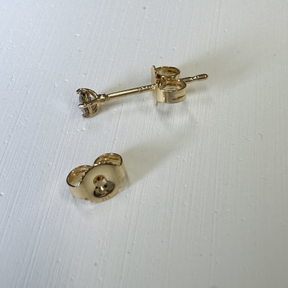 LA直輸入 14K ゴールド ピアスキャッチ 0.86-1.02mm対応 イエローゴールド Friction Push Back Earring Catch 替えキャッチ