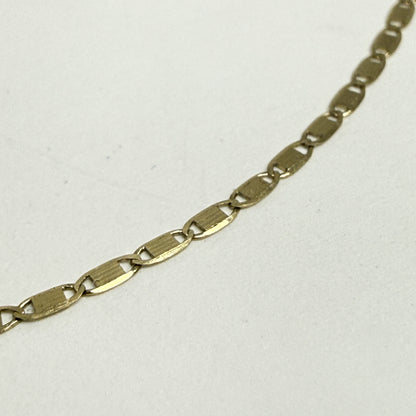1.3mm Flat Valentino Chains Necklace 40cm｜K14 イエローゴールド｜ARTAUM