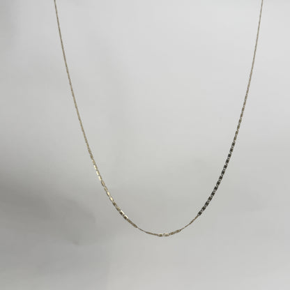 1.3mm Flat Valentino Chains Necklace 40cm｜K14 イエローゴールド｜ARTAUM