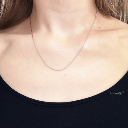 ARTAUM 14K ゴールド ウィートチェーン ネックレス 0.8mm 40cm レディース メンズ ユニセックス 小麦チェーン 上品 シンプル 本物 つけっぱなし 保証付き CH546-16