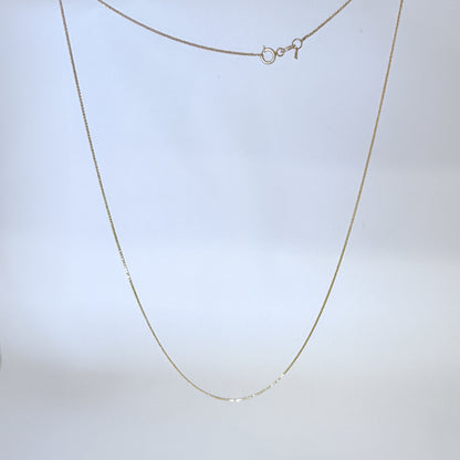 ARTAUM 14K ゴールド ウィートチェーン ネックレス 0.8mm 40cm レディース メンズ ユニセックス 小麦チェーン 上品 シンプル 本物 つけっぱなし 保証付き CH546-16