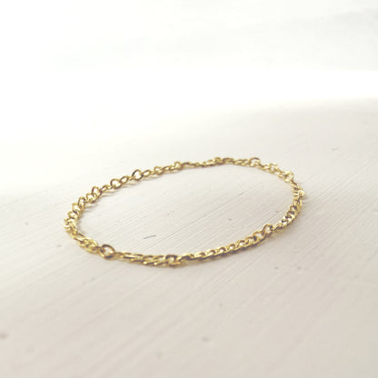 ARTAUM チェーンリング イタリア製 14K Chain Ring 0.2mm 3号 GBLSI020R-3
