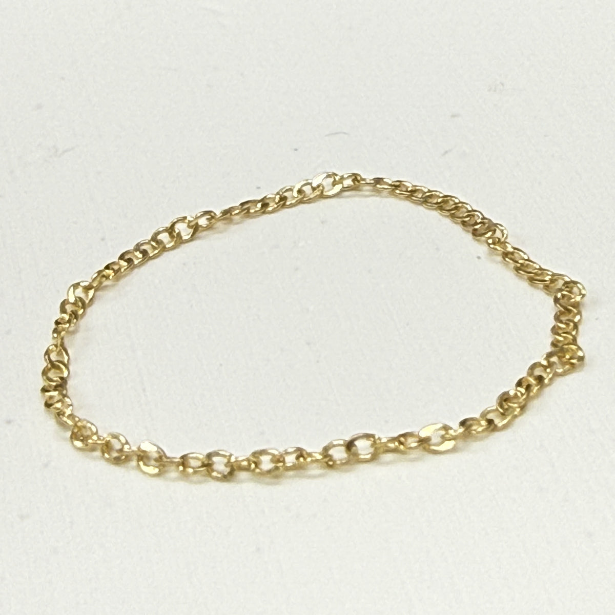 ARTAUM チェーンリング イタリア製 14K Chain Ring 0.2mm 3号 GBLSI020R-3