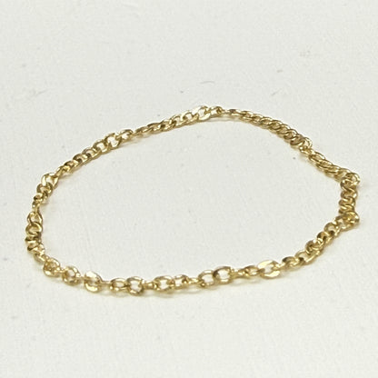 ARTAUM チェーンリング イタリア製 14K Chain Ring 0.2mm 3号 GBLSI020R-3