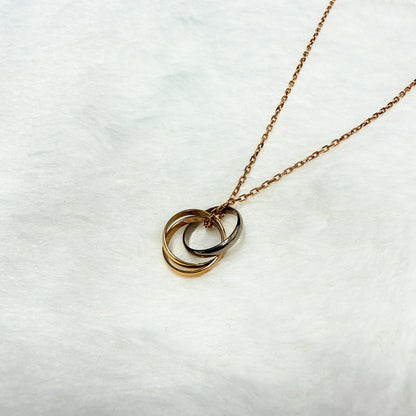 Cartier トリニティ ネックレス 42cm K18 CRB7224574PUX053 ブランドジュエリー 資産価値 ラグジュアリー レディース メンズ プレゼント 本物 保証付き