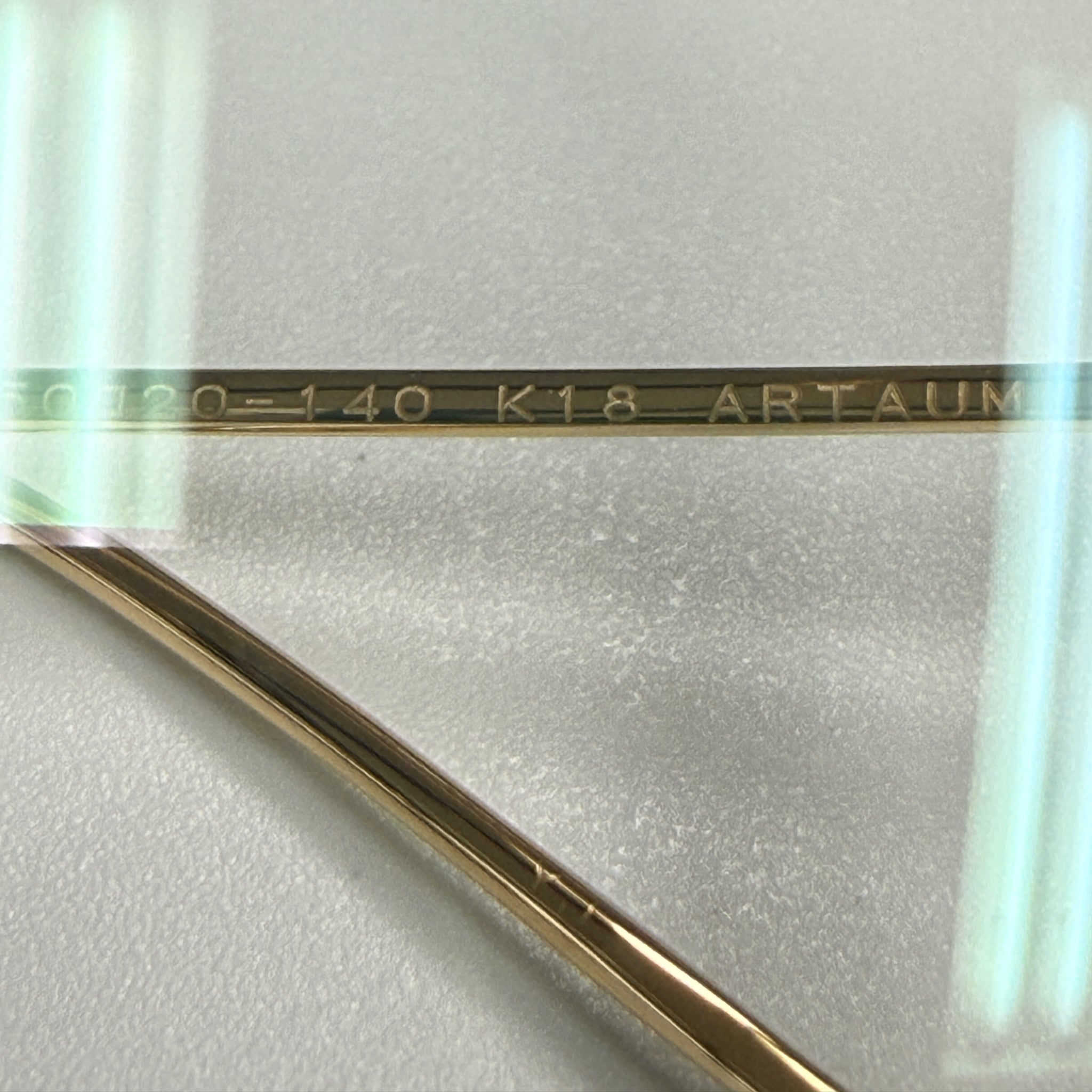 MIZ JAPAN 18K メガネフレーム MI-1011 K18 フォックス型 ウェリントン 眼鏡 K18YG アセテート 茶デミ ゴールド 水島眼鏡 レディース メンズ 日本製 本物 資産価値 ケース付き