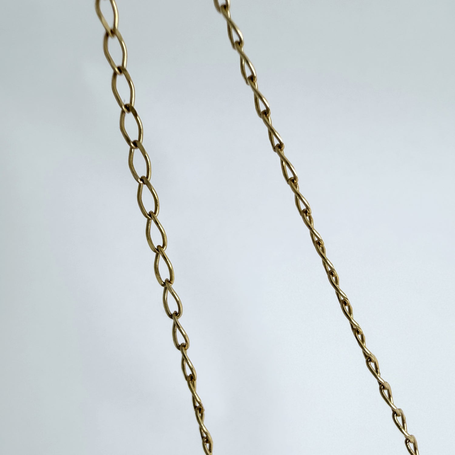 10K イエローゴールド ネックレスチェーン 45cm シンプル 華奢 ユニセックス LA直輸入 カリフォルニアゴールド NE026 保証付き