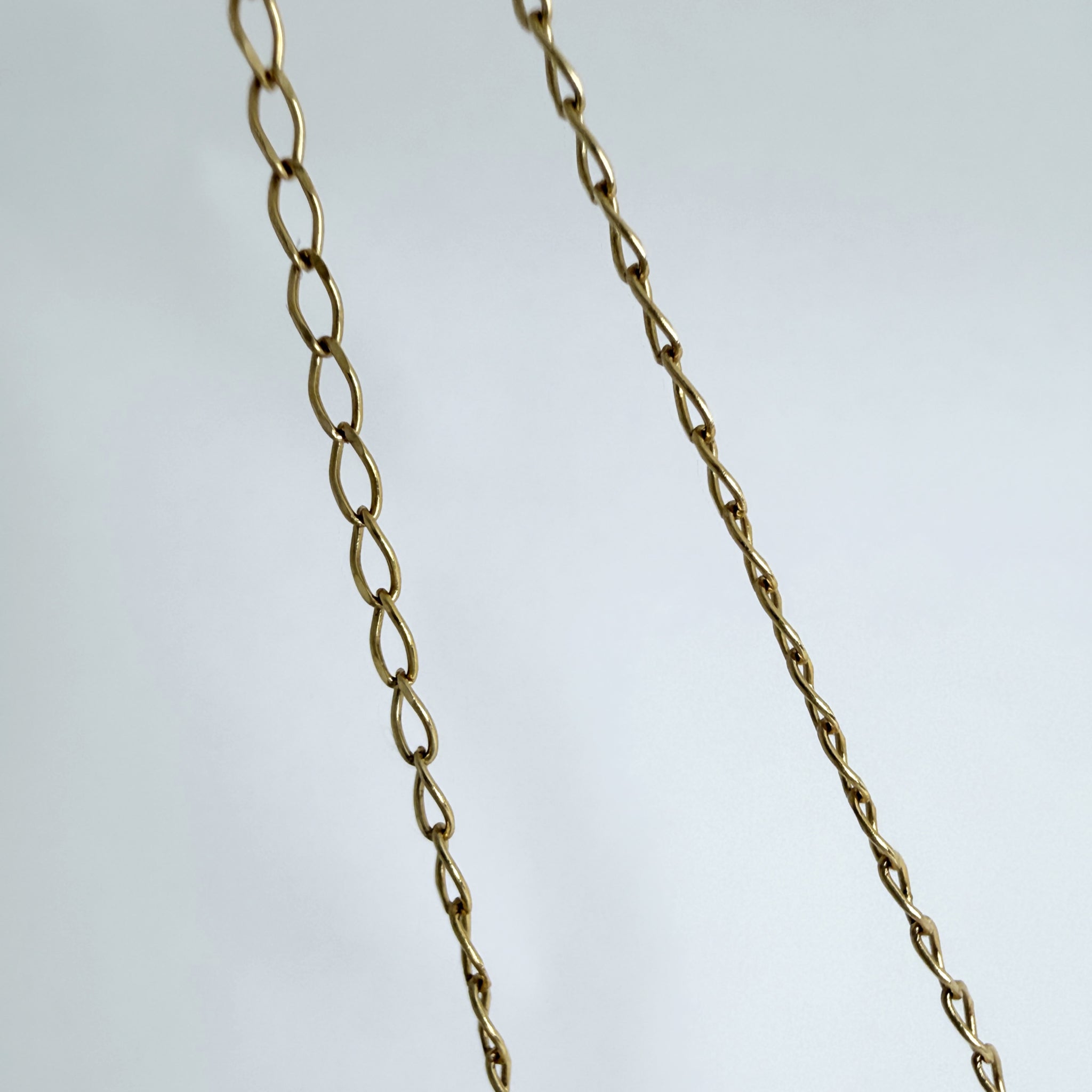 10K イエローゴールド ネックレスチェーン 45cm シンプル 華奢 ユニセックス LA直輸入 カリフォルニアゴールド NE026 保証付き