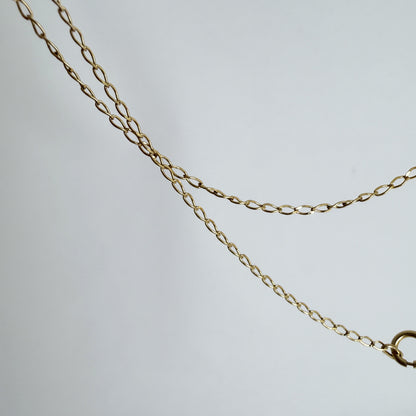 10K イエローゴールド ネックレスチェーン 45cm シンプル 華奢 ユニセックス LA直輸入 カリフォルニアゴールド NE026 保証付き