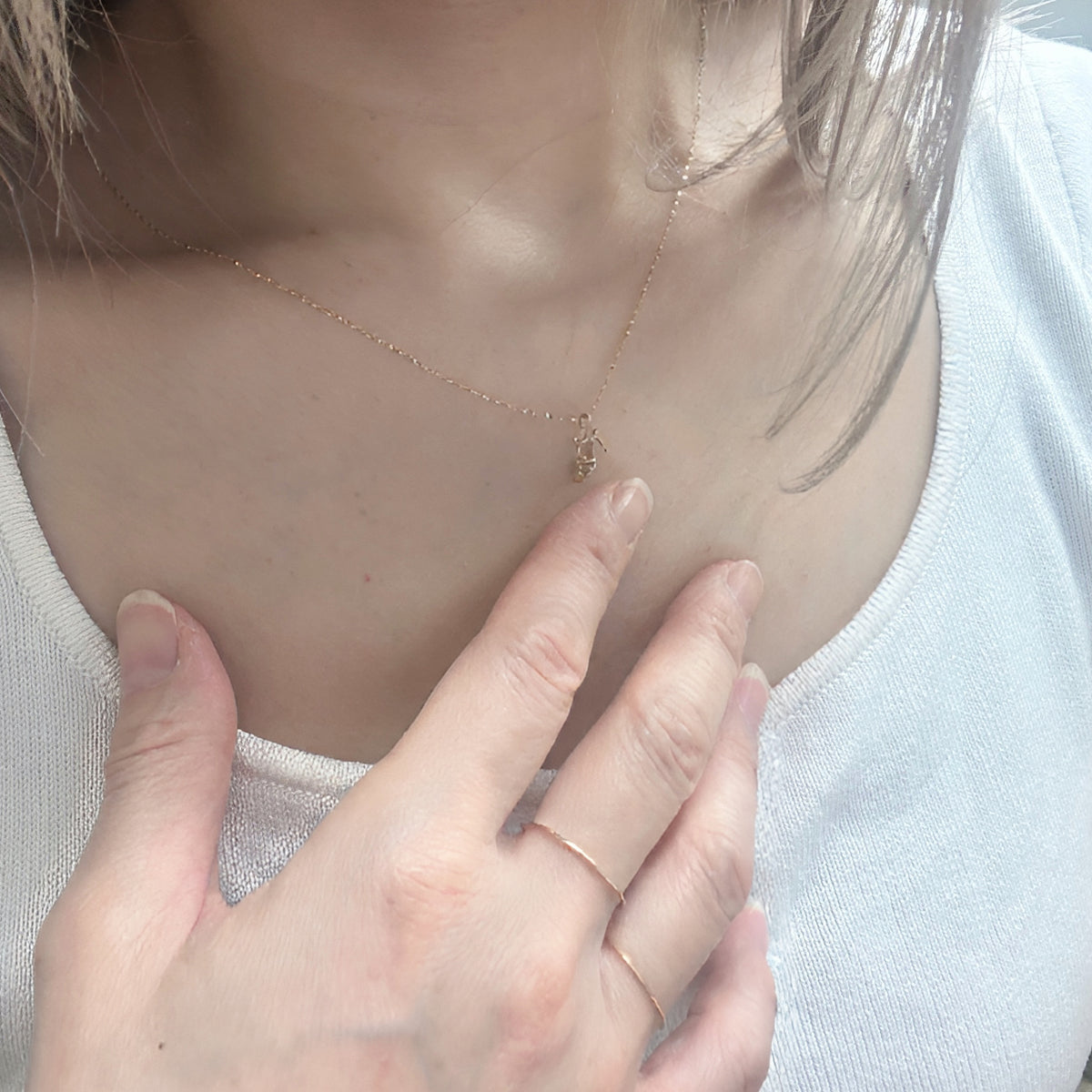 14K ハイヒールサンダル ペンダントトップ