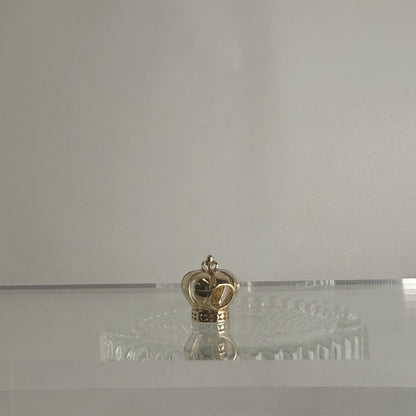 14K ゴールド クラウン チャーム ペンダントトップ ネックレス 14金 Crown Charm 王冠 PT2508ミニマル 大人カジュアル ユニセックス ペット ギフト ARTAUM