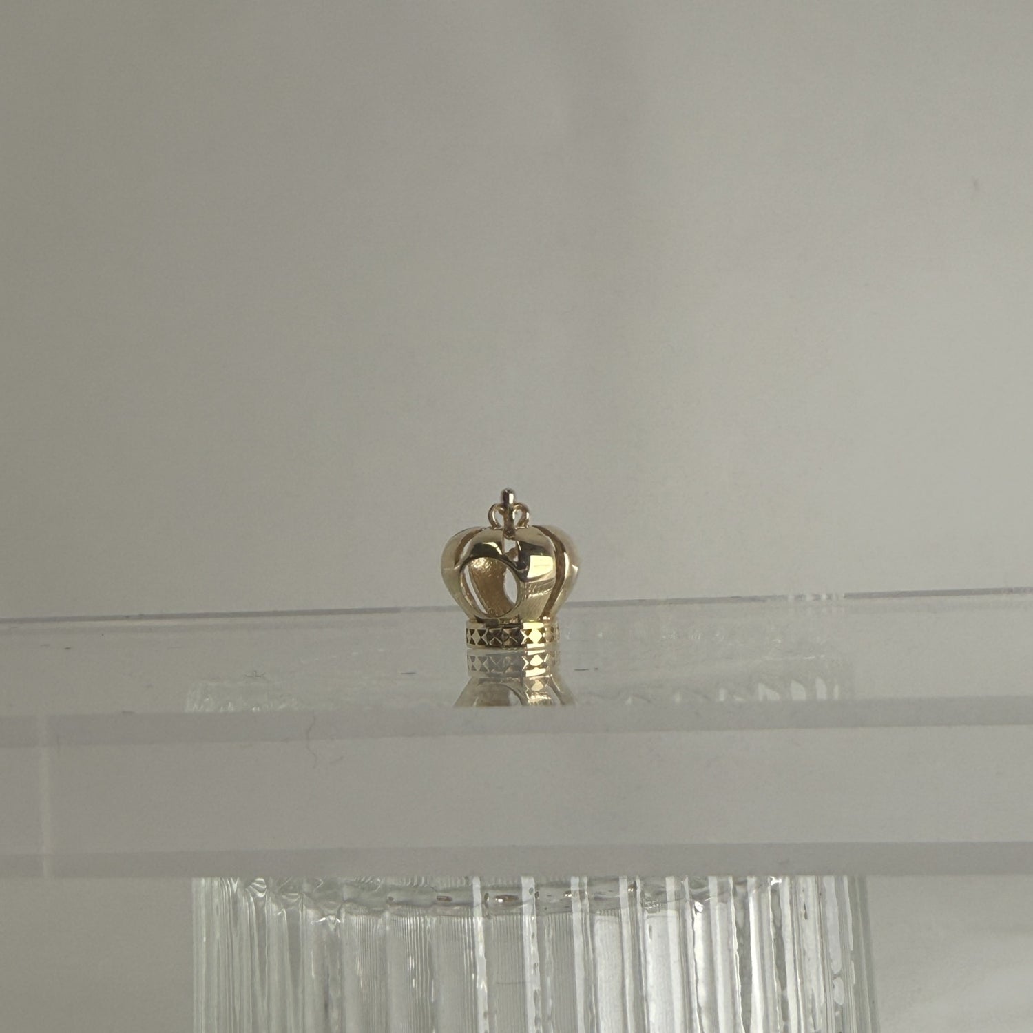 14K ゴールド クラウン チャーム ペンダントトップ ネックレス 14金 Crown Charm 王冠 PT2508ミニマル 大人カジュアル ユニセックス ペット ギフト ARTAUM