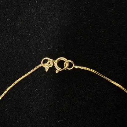 ARTAUM イタリア直輸入 14K ボックスチェーンブレスレット 17cm 1.5mm 14金 イエローゴールド ユニセックス 資産価値 本物 保証付き ギフト