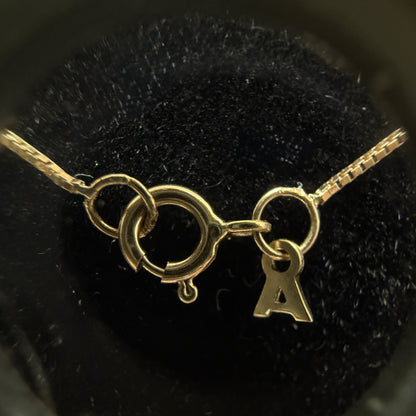 ARTAUM イタリア直輸入 14K ボックスチェーンブレスレット 17cm 1.5mm 14金 イエローゴールド ユニセックス 資産価値 本物 保証付き ギフト